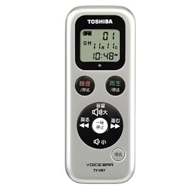 TOSHIBA IC���R�[�_�[ VoiceBar TY-VR7(S)�V���o�[ YT-VR7(S)
