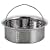 �p�[������  �A�N�A�X�v���b�V�� �R�ۃX�e�����X�� �r���� �S�~�� �� 13.5cm H-9166