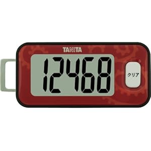 【クリックで詳細表示】タニタ(TANITA) 3Dセンサー搭載歩数計 赤 FB-731-RD