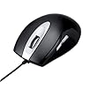 iBUFFALO ���w���L���}�E�X USB�ڑ� 5�{�^�� �u���b�N BSMOU04LBK