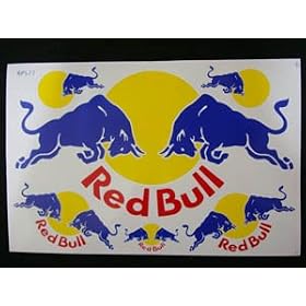 �ySTICKER�z��l�C!!!RED�@BULL�i���b�h�E�u���j�X�e�b�J�[�iL�j-BL1