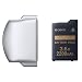 �o�b�e���[�p�b�N(2200mAh) PSP-2000�V���[�Y�p�o�b�e���[�J�o�[(�A�C�X�E�V���o�[)�t��