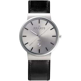 [�X�J�[�Q��]SKAGEN �r���v basic leather mens J351XLSLB1 �P�[�X��: 36mm ���{����J���[ �����Y [���K�A���i]