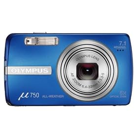 OLYMPUS �f�W�^���J���� ��750 �X�J�C�u���[ ��-750 BLU