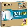 Sony DVD+RW 4.7GB �f�[�^�p 4�{���Ή� �z���C�g�v�����^�u�� 5���p�b�N 5DPW47HPS