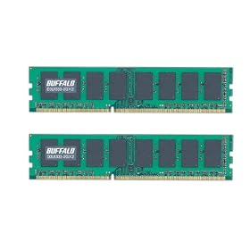 BUFFALO �f�X�N�g�b�v�p���݃����� PC3-10600(DDR3-1333) 2GB 2���g D3U1333-2GX2/E