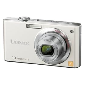 Panasonic �f�W�^���J���� LUMIX (���~�b�N�X) FX35 �V�F���z���C�g DMC-FX35-W