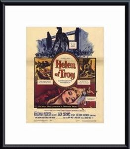  Helen of Troy, Art Poster by Unknown Artist, with Metal Frame, poster size: 11