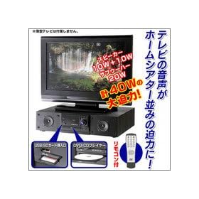 2.1ch�e���r�X�s�[�J�[/DVD�v���C���[�����̃e���r�X�s�[�J�[