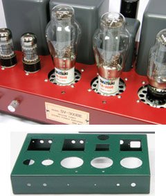 サンオーディオ<SUN AUDIO>SV-300BE(シングル・ステレオ・アンプ)キット【ダークグリーン】