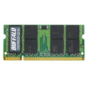 BUFFALO PC������ DDR2 533MHz SDRAM(PC2-4200) 200pin SO-DIMM 1GB D2/N533-G1G