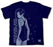 ラブプラス 小早川凛子 水着 Tシャツ ネイビー サイズ:M