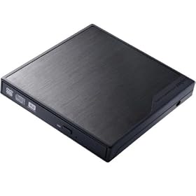 Logitec USB�o�X�p���[�Ή��|�[�^�u��DVD���j�b�g �g���C�^�C�v USB3.0 �u���b�N LDR-PME8U3LBK