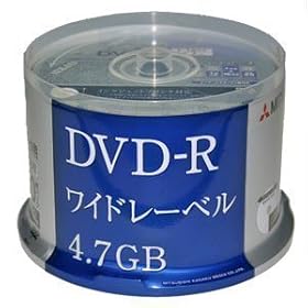 �O�H���w���f�B�A DVD-R(Data)1��L�^�p4.7GB16�{���Ή�50���X�s���h��50P(�z���C�g)���C�h����G���A DHR47JP50H3