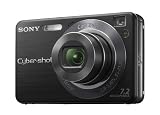  Sony Cyber-shot DSC-W120 - Appareil photo numérique - compact stabilisé - 7.2 Mpix - zoom optique : 4 x - Ecran LCD de 2.5 - sortie HD - noir