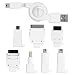 GREEN HOUSE �g�ѓd�b USB�[�d�P�[�u�� �z���C�g (7�R�l�N�^+MiniB5�^�C�v) GH-USB-8AD