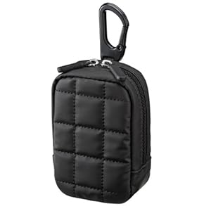 【クリックで詳細表示】SANWA SUPPLY デジタルカメラケース 衝撃吸収 ブラック DG-BG40BK