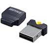 iBUFFALO �J�[�h���[�_�[/���C�^�[ microSD�Ή� ���R���p�N�g �u���b�N BSCRMSDCBK
