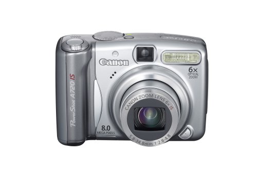  Canon PowerShot A720IS 8MP Digital Camera with 6x Optical Image Stabilized Zoom