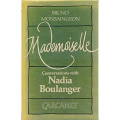 Mademoiselle: Conversations With Nadia Boulanger