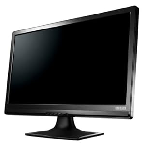 【クリックでお店のこの商品のページへ】I-O DATA LEDバックライト採用 20型ワイド液晶ディスプレイ ブラックモデル LCD-AD202XB: パソコン・周辺機器