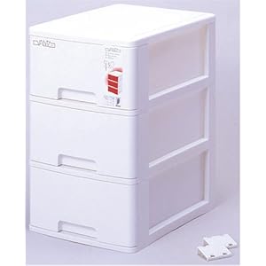 【クリックで詳細表示】収納BOX バンテ ホワイト P-430 W