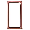 ABEE iPhone4/4S対応 アルミジャケット バンパータイプ ピーチ MA-4J03-PE