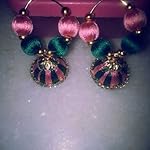 Silk thread traditional ear ring