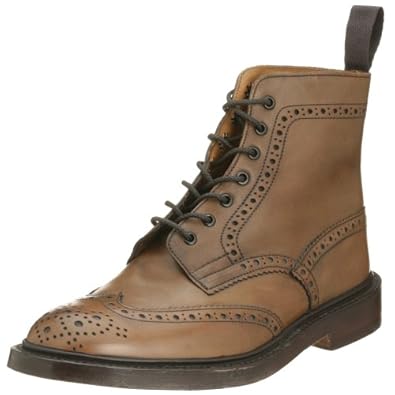  [トリッカーズ] Tricker's ウイングチップブーツ M2508 Leather Sole