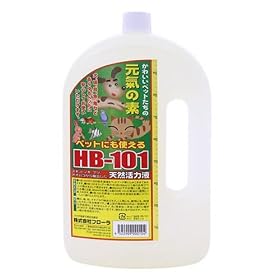 �y�b�g�ɂ��g����HB-101�@�P���b�g��