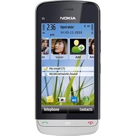Nokia C5-03 ALUMINUM SILVER 3G Unlocked GSM Smart Phone [�A���i]