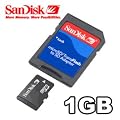 SanDisk �T���f�B�X�N �}�C�N��SD microSD�J�[�h 1GB