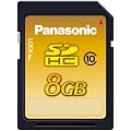 Panasonic SDHC�������[�J�[�h 8GB RP-SDW08GJ1K