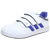adidas LK Trainer 5 CF K Q22670, Unisex-Kinder Outdoor Fitnessschuhe, Weiß (Running White Ftw / Satellite / Collegiate Navy), EU 38 (UK 5)