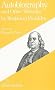 Autobiography, and Other Writings (Riverside Editions)