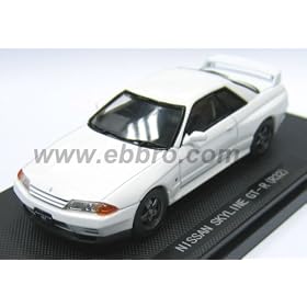 EBBRO 1/43 �j�b�T�� �X�J�C���C��GT-R (R32) �z���C�g
