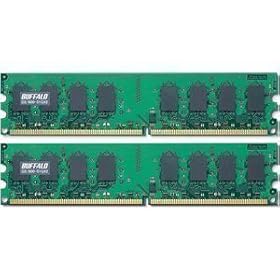 BUFFALO �f�X�N�g�b�v�p���݃�����  PC2-6400 (DDR2-800) 1GB 2���g D2/800-S1GX2