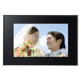 FUJIFILM �f�W�^���t�H�g�t���[�� 7�C���` �����������[1GB �𑜓x800�~480 �u���b�N DP-700SH