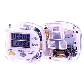 【クリックで詳細表示】山佐(YAMASA) 山佐万歩計 J-万歩すけるトーン クリア JM-280C