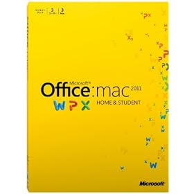 Microsoft Office for Mac Home and Student 2011 �t�@�~���[�p�b�N [�p�b�P�[�W]