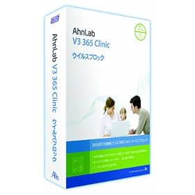 AhnLab V3 365 Clinic �E�C���X�u���b�N1�N��/3��p CD-ROM��