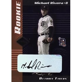 �}�C�P���E���x��/Michael Rivera�@2001 Leaf Limited Rookie Autograph 1000������I