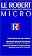 Le Robert Micro Dictionaire De LA Langue Franaise