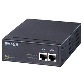 BUFFALO IEEE802.3af PoE�C���W�F�N�^ 1ch�^�C�v BIJ-POE-1PR