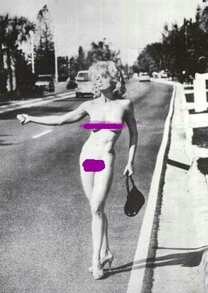  Madonna Poster ~ Hitchhiking Nude ~ Warehouse Find! Mistaken for Marilyn Monroe ~ Exclusive U.K. Import ~ 24x33