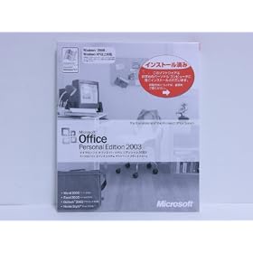 Microsoft Office2003 Personal OEM �J���i