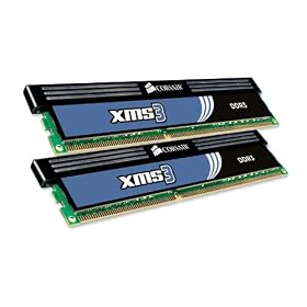 CORSAIR DDR3 1600MHz 4G 2x240DIMM Unbuffered 9-9-9-24 XMS3 with Classic Heat Spreader - Core i7Core i5andCore 2 CMX4GX3M2A1600C9