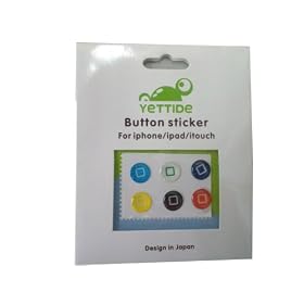 �u�S10��YeTTIDe�vApple iPhone / iPad / iPod//��touch �Ή� �{�^���@�X�e�b�J�[�@6���@�A�b�v���@iPad iPhone�@Sticker�@�����g�[��S�^�C�v