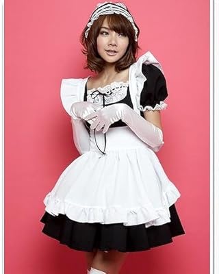 高質感 メイド コスチューム/コスプレ 人気モデル ブラック