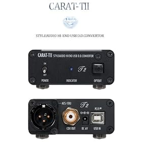 USB-DDC�@Styleaudio CARAT-T2�@�����E���EAES/EBU�o�͂𓋍�